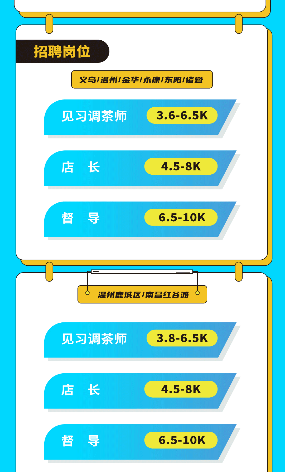 EVO真人视讯奶茶招聘